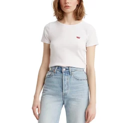 Women's Levi's® Honey Short Sleeve T-Shirt -Adidas shop 5613367 White