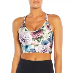 Women's Marika Brooklyn Low-Impact Longline Sports Bra -Adidas shop 5616006 Festival Fuchsia Full