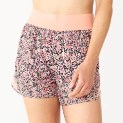 Women's Tek Gear® Multi-Purpose Workout Shorts 21 Women's Tek Gear® Multi-Purpose Workout Shorts -Adidas shop 5621445 Coral Ditsy Floral