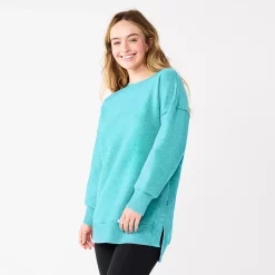 Juniors' SO® Oversized Weekend Tunic Pullover -Adidas shop 5627679 Aldon Blue