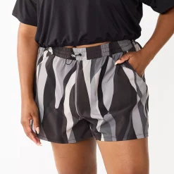 Plus Size Tek Gear® Interrupter Running Shorts -Adidas shop 5636620 Black Abstract