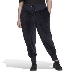 Plus Size adidas Holidayz Cozy Velour High-Waisted Joggers