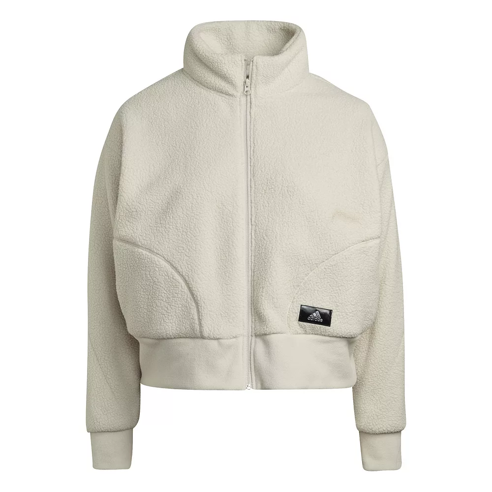 Plus Size adidas Holiday Fleece Jacket 8 Plus Size adidas Holiday Fleece Jacket - Image 6