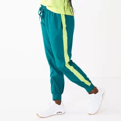Women's Tek Gear® Zipper-Hem Woven Track Pants -Adidas shop 5637014 Night Life Teal