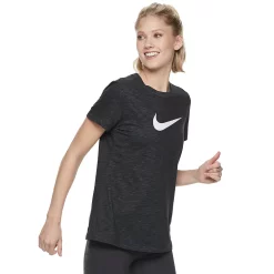 Women's Nike Dry Training Tee -Adidas shop 5637897 Black White