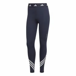 Women's adidas Techfit 3-Stripes High-Waisted 7/8 Leggings -Adidas shop 5640300 ALT4