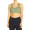 Marika Avianna Ribbed Medium-Impact Sports Bra -Adidas shop 5644684 Hedge Green