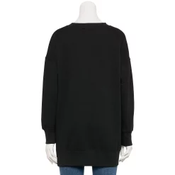 Juniors' SO® Adaptive Easy Dressing Henley Sweatshirt Sensory Friendly -Adidas shop 5652297 ALT