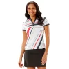 Women's Nancy Lopez Golf Sprite Short Sleeve Polo 2 Women's Nancy Lopez Golf Sprite Short Sleeve Polo -Adidas shop 5652952 White