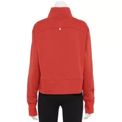 Women's Tek Gear® Run Mockneck Long Sleeve Top -Adidas shop 5653465 ALT