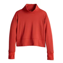 Women's Tek Gear® Run Mockneck Long Sleeve Top -Adidas shop 5653465 ALT2
