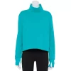 Women's Tek Gear® Run Mockneck Long Sleeve Top -Adidas shop 5653465 Tremendous Teal