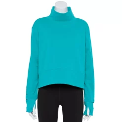 Women's Tek Gear® Run Mockneck Long Sleeve Top