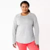 Plus Size Tek Gear® Soft Touch Long-Sleeve Tee 2 Plus Size Tek Gear® Soft Touch Long-Sleeve Tee -Adidas shop 5653782 Silver Leopard