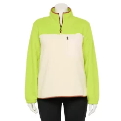 Women's Tek Gear® 1/4-Zip Sherpa Top -Adidas shop 5656952 Lemon Frost