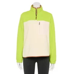 Women's Tek Gear® Quarter-Zip Sherpa Pullover -Adidas shop 5657643 Lemon Frost
