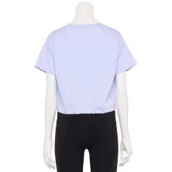 Women's Tek Gear® Stretch Fleece Cinched-Waist Top -Adidas shop 5661373 ALT