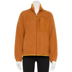 Women's Tek Gear® Sherpa Jacket -Adidas shop 5661832 Nutmeg Bronze