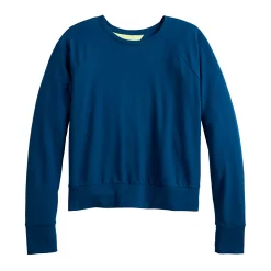 Women's Tek Gear® Keyhole Back Long-Sleeve Tee -Adidas shop 5662107 ALT2