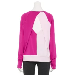 Women's Tek Gear® Keyhole Back Long-Sleeve Tee -Adidas shop 5662107 ALT5