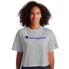 Women's Champion® Crop Tee -Adidas shop 5662887 Oxford Gray