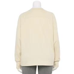 Plus Size Tek Gear® Stretch Fleece Mockneck Sweatshirt -Adidas shop 5663518 ALT