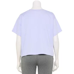 Plus Size Tek Gear® Stretch Fleece Cinched-Waist Top -Adidas shop 5663601 ALT