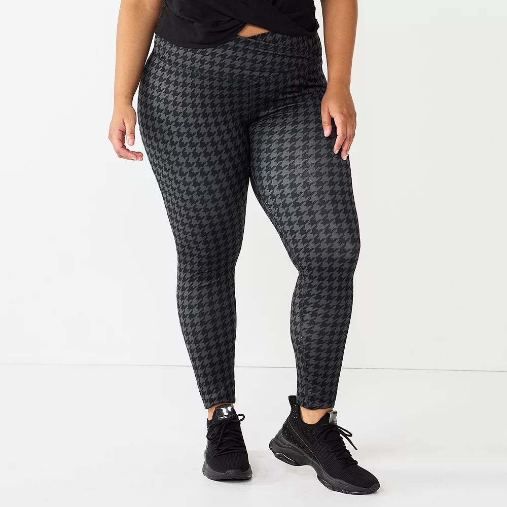 Juniors' Plus Size SO® Crossover High-Rise Sporty Leggings 3 Juniors' Plus Size SO® Crossover High-Rise Sporty Leggings