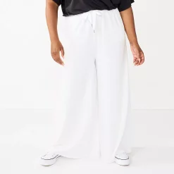 Plus Size Tek Gear® Palazzo Pants -Adidas shop 5664810 White