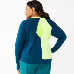 Plus Size Tek Gear® Keyhole Back Long-Sleeve Tee 10 Plus Size Tek Gear® Keyhole Back Long-Sleeve Tee -Adidas shop 5664890 ALT