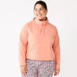 Plus Size Tek Gear® Microfleece Crop Cowlneck Sweatshirt 8 Plus Size Tek Gear® Microfleece Crop Cowlneck Sweatshirt -Adidas shop 5664967 Strawberry Cake