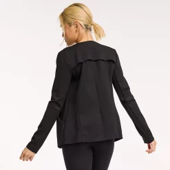 Women's FLX Commuter Elevate Open-Front Ponte Blazer -Adidas shop 5665513 ALT