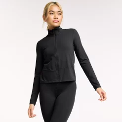 Women's FLX Affirmation Jacket -Adidas shop 5665618 Mineral Black