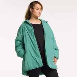 Plus Size FLX Insulated-Panel Lightweight Jacket -Adidas shop 5667039 Gulf Island