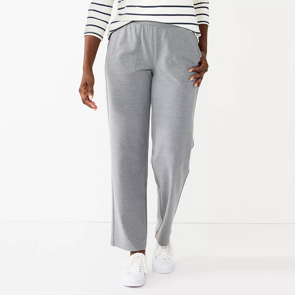 Women's Croft & Barrow® Knit Straight-Leg Pants 5 Women's Croft & Barrow® Knit Straight-Leg Pants - Image 3