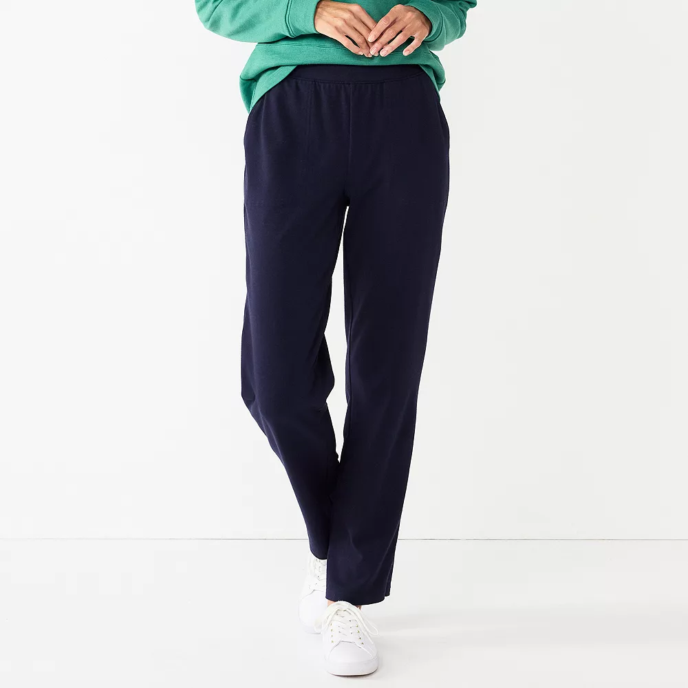 Women's Croft & Barrow® Knit Straight-Leg Pants 3 Women's Croft & Barrow® Knit Straight-Leg Pants