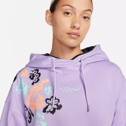 Women's Nike Therma-FIT Crop Printed Hoodie -Adidas shop 5667887 ALT3