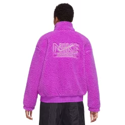 Women's Nike Sportswear Swoosh Plush Jacket -Adidas shop 5675709 ALT