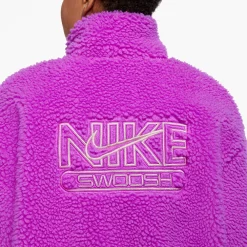 Women's Nike Sportswear Swoosh Plush Jacket -Adidas shop 5675709 ALT2
