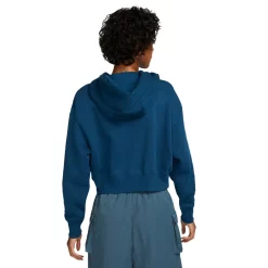Women's Nike Sportswear Swoosh Fleece Crop Hoodie -Adidas shop 5675783 ALT