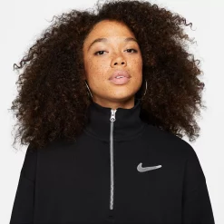 Women's Nike Sportswear Swoosh Quarter-Zip Fleece Top 14 Women's Nike Sportswear Swoosh Quarter-Zip Fleece Top -Adidas shop 5675946 ALT2
