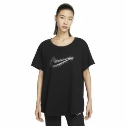 Plus Size Nike Swoosh Galaxy Graphic Tee -Adidas shop 5678151 Black