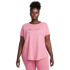 Plus Size Nike Swoosh Galaxy Graphic Tee -Adidas shop 5678151 Desert Berry