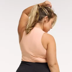 Plus Size FLX Affirmation Halter-Neck Bodysuit -Adidas shop 5679629 ALT