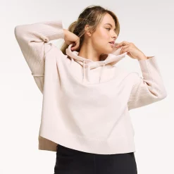 Plus Size FLX Hooded High-Low Sweater 12 Plus Size FLX Hooded High-Low Sweater -Adidas shop 5679632 Sand Trap