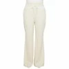 Plus Size FLX Ribbed High-Waisted Flared Sweater Pants