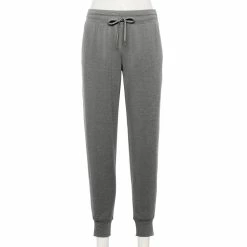 Petite Tek Gear® French Terry Joggers -Adidas shop 5686551 Charcoal