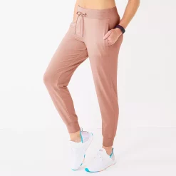 Petite Tek Gear® French Terry Joggers -Adidas shop 5686551 Martini Rose