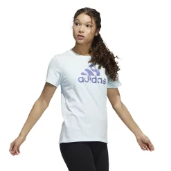 Women's adidas Winter Lights Badge of Sport Graphic Tee 11 Women's adidas Winter Lights Badge of Sport Graphic Tee -Adidas shop 5709289 ALT2