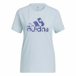 Women's adidas Winter Lights Badge of Sport Graphic Tee 14 Women's adidas Winter Lights Badge of Sport Graphic Tee -Adidas shop 5709289 ALT5